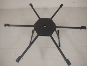 1200 hexacopter frame with foldable arm made of carbon fiber