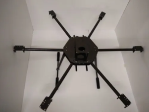 700 hexacopter frame with foldable arm made of carbon fiber